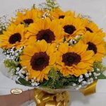 BH Flores - Bouquet de Girassol com 10 unidades