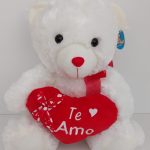 BH Flores - Urso Te Amo Branco