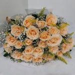 BH Flores - Bouquet 24 rosas Chá