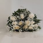 BH Flores - Bouquet 12 rosas brancas