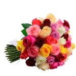 BH Flores - Bouquet 36 rosas coloridas