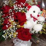 BH Flores - Amor Perfeito! Rosas e Ursinho