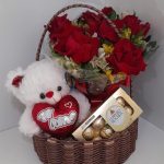 BH Flores - Cesta Amor Perfeito P