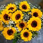 BH Flores - Bouquet de Girassol com 10 unidades
