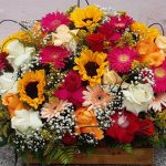BH Flores - Arranjo de Gérberas, Rosas e Girassol