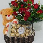 BH Flores - Cesta Amor Perfeito G