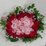 BH Flores - Bouquet 36 rosas (vermelhas e rosas)