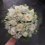 BH Flores - Bouquet de Noiva Rosas Brancas