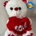 BH Flores - Urso Love Branco