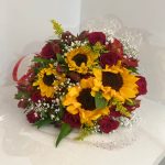 BH Flores - Bouquet de Rosas e Girassóis