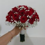 BH Flores - Bouquet de Noiva Rosas Vermelhas