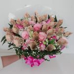 BH Flores - Bouquet de Rosas e Dinheiro