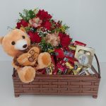 BH Flores - Cesta Encanto de Chocolates com Ferrero Rocher
