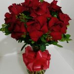 BH Flores - Arranjo 15 Rosas Vermelhas no Vidro